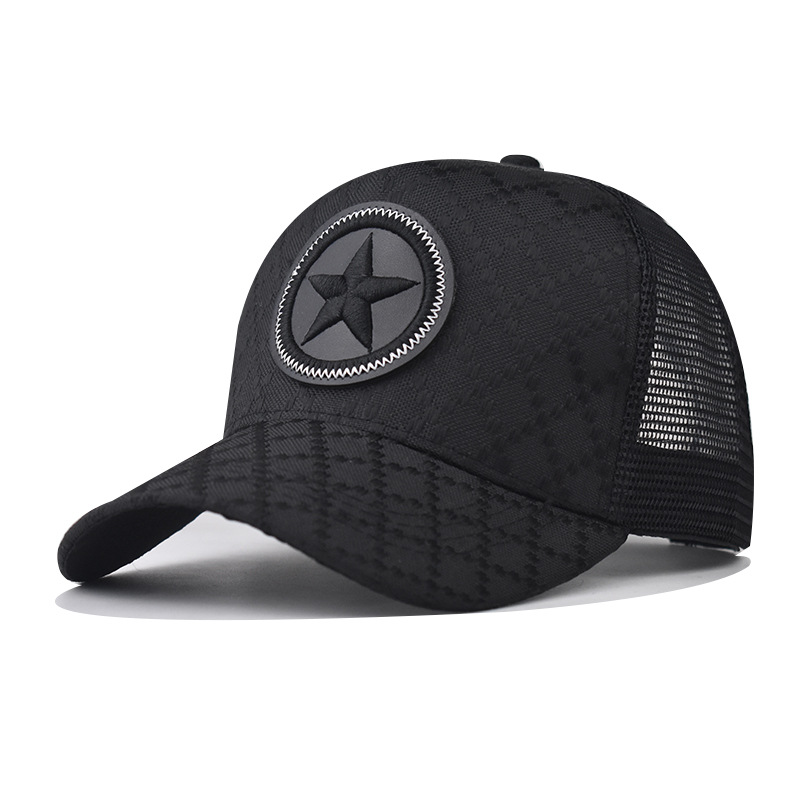Baseball Cap Structured - Structured Mesh Baseball Cap Adjustable Classic