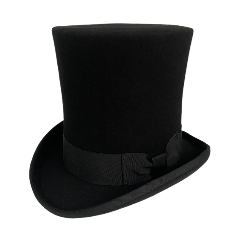 Fedora Hat Wool - Black Wool Felt Top Hat Men's