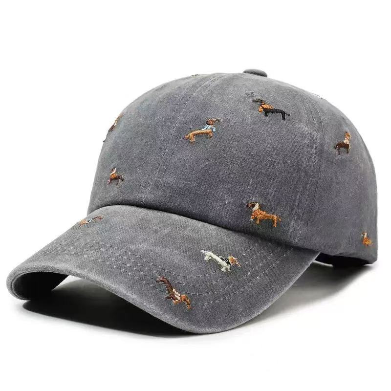 Dachshund Embroidery Washed Co - Golf Cap Dad recension och pris