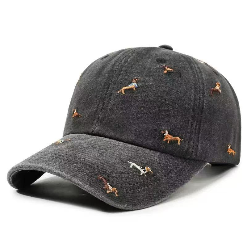 Dachshund Embroidery Washed Co - Golf Cap Dad recension och pris