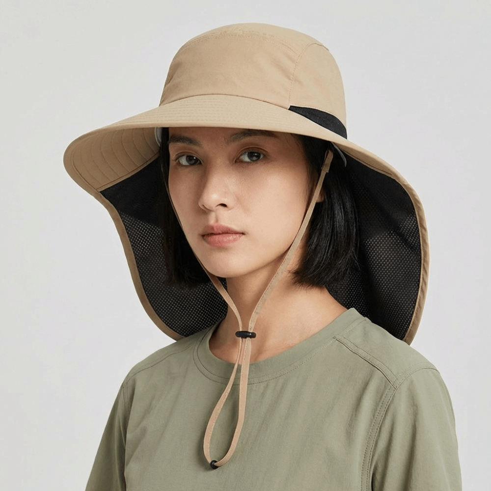 Fashion Wide Brim Outdoor Sun  - Bucket Hat Cotton recension och pris