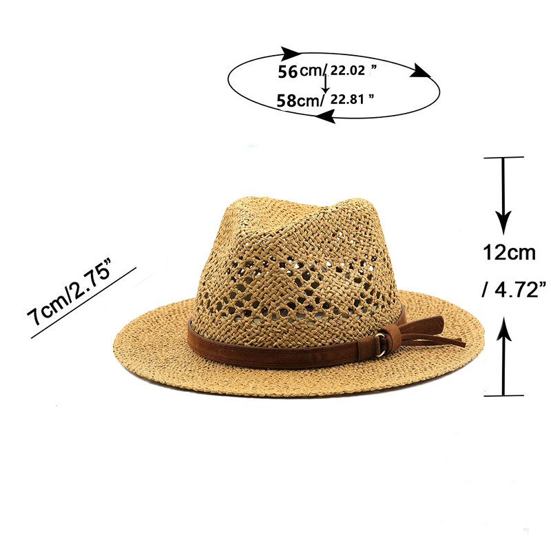 Hollow Men Raffia straw hat St - Cowboy Hat Straw recension och pris