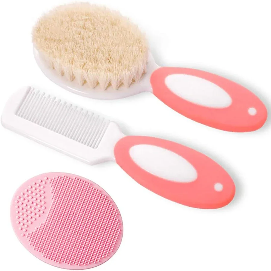 Baby Hair Brush Set for Newbor - Swim Hat Silicone recension och pris