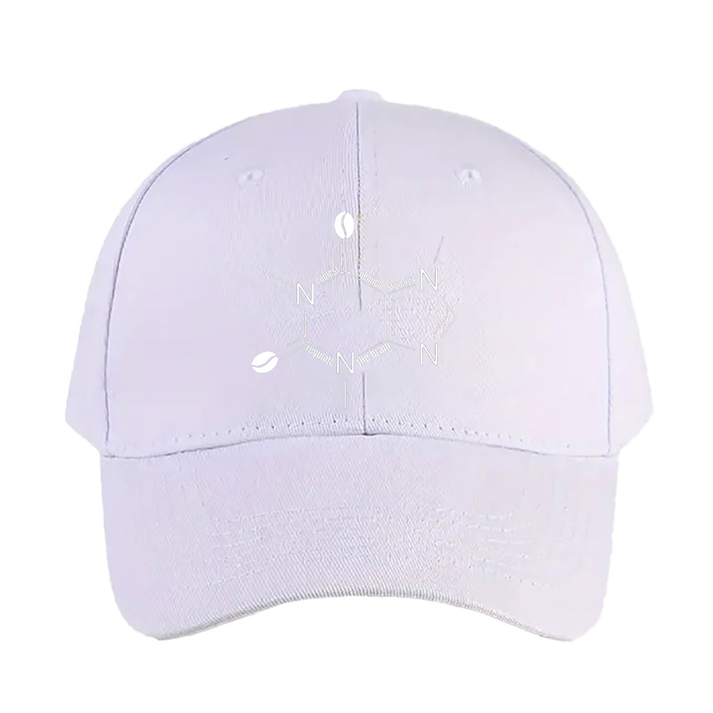 cute black caffeine chemical s - Baseball Cap Structured recension och pris