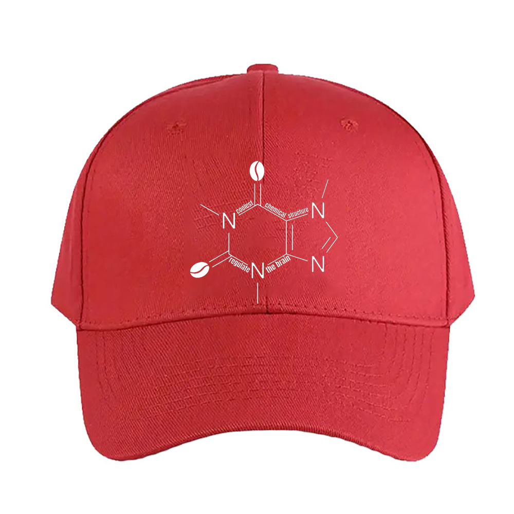 cute black caffeine chemical s - Baseball Cap Structured recension och pris