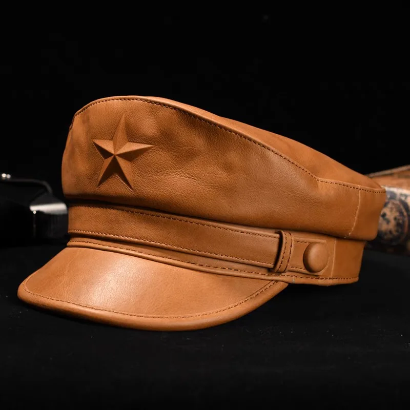 Novel Army Cap For Men Retro F - Snapback Hat Flat recension och pris