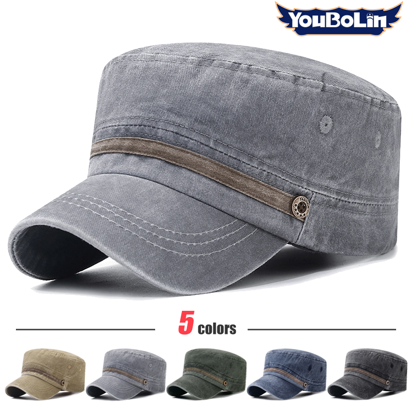 Washed hat, old cotton flat ha - Dad Hat Cotton recension och pris