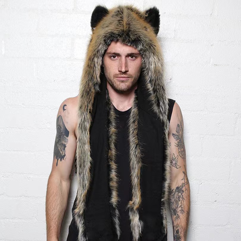 Men/Women Faux Fur Hood Animal - Winter Trapper Hat recension och pris