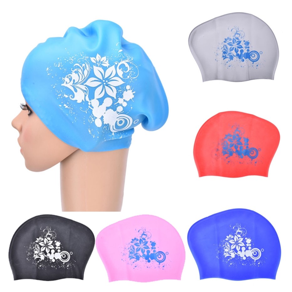 Silicone Swimming Cap for Long - Swim Hat Silicone recension och pris