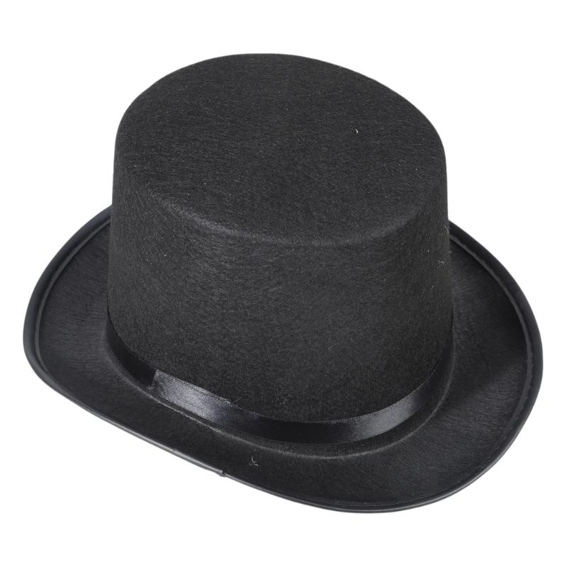 Retro Top Hat Magician Costume - Fedora Hat Wool recension och pris