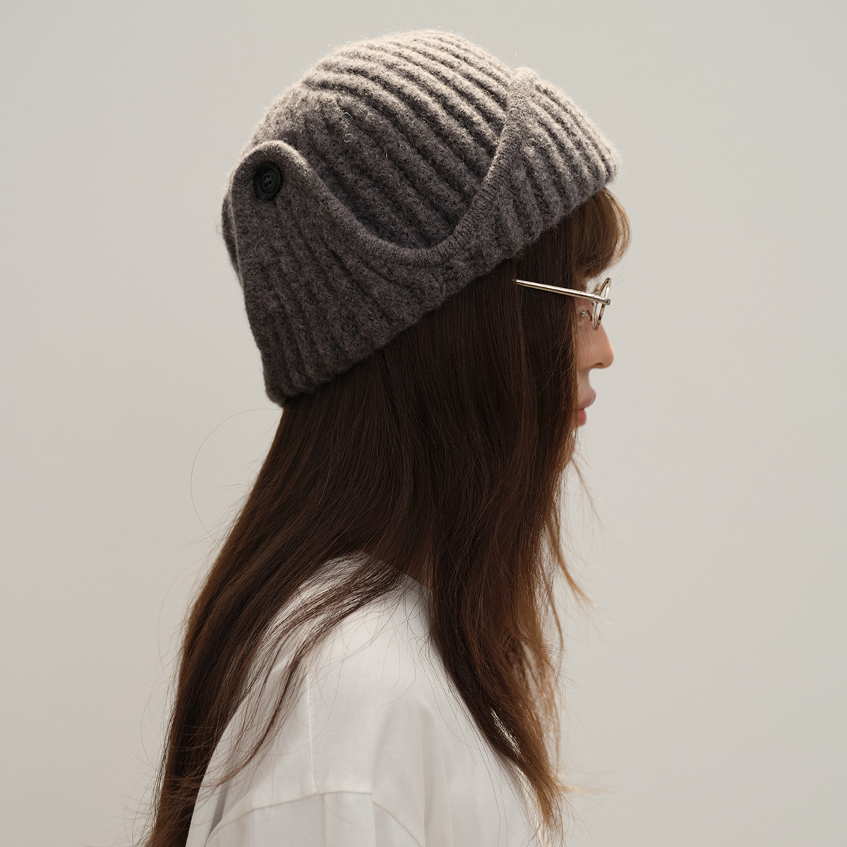 23% Wool Blend Solid Color Pil - Winter Trapper Hat recension och pris
