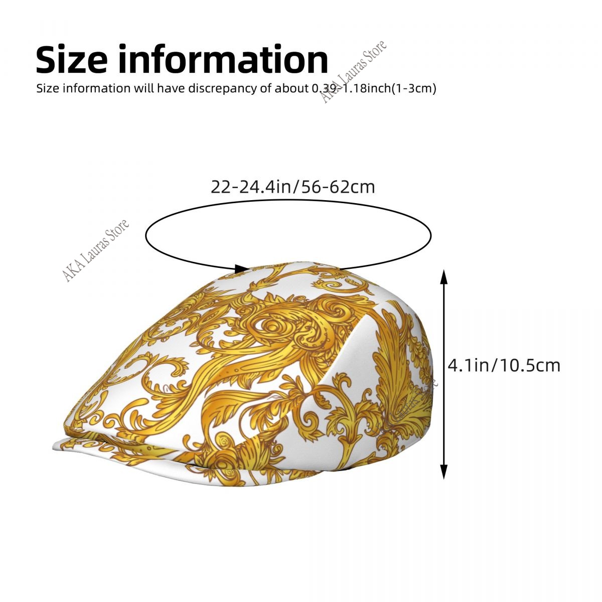 Newsboy Cap Golden Baroque Vin - Newsboy Cap Ivy recension och pris