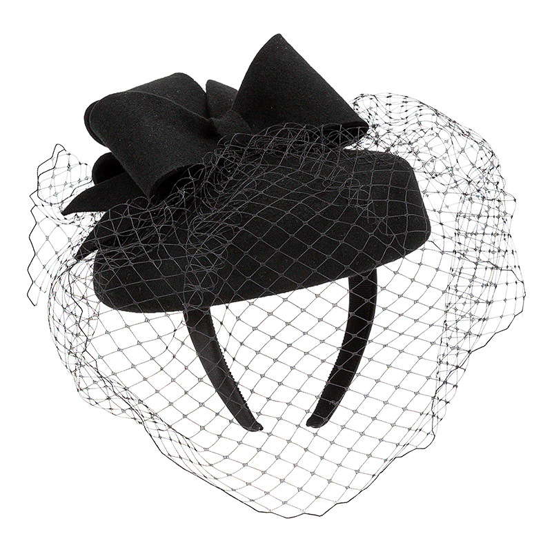 French Black Beret Fascinator  - Beret French Wool recension och pris