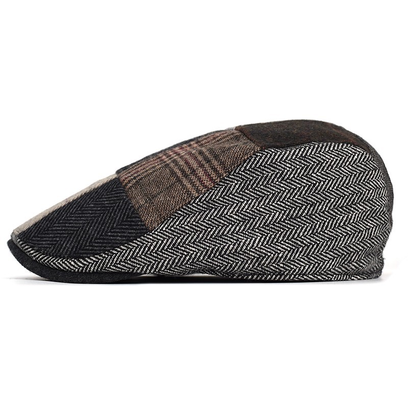 High-End Classic Men's Patchwo - Newsboy Cap Ivy recension och pris