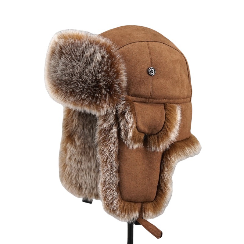 Men's Winter Imitation Fur Tra - Trapper Hat Ear Flap recension och pris
