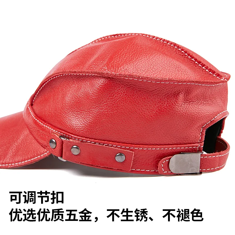 2026 Men's Genuine Leather Bas - Winter Trapper Hat recension och pris