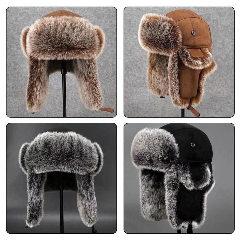 193D Furry Lined Trapper Hat w - Trapper Hat Ear Flap recension och pris