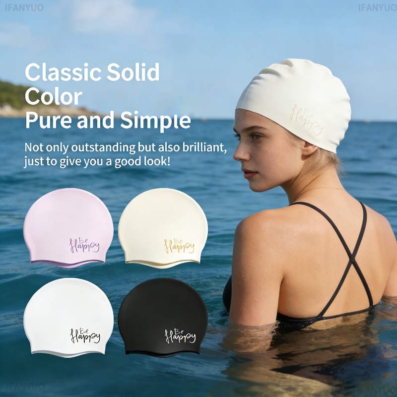 Women Silicone Swimming Cap Ex - Swim Hat Silicone recension och pris