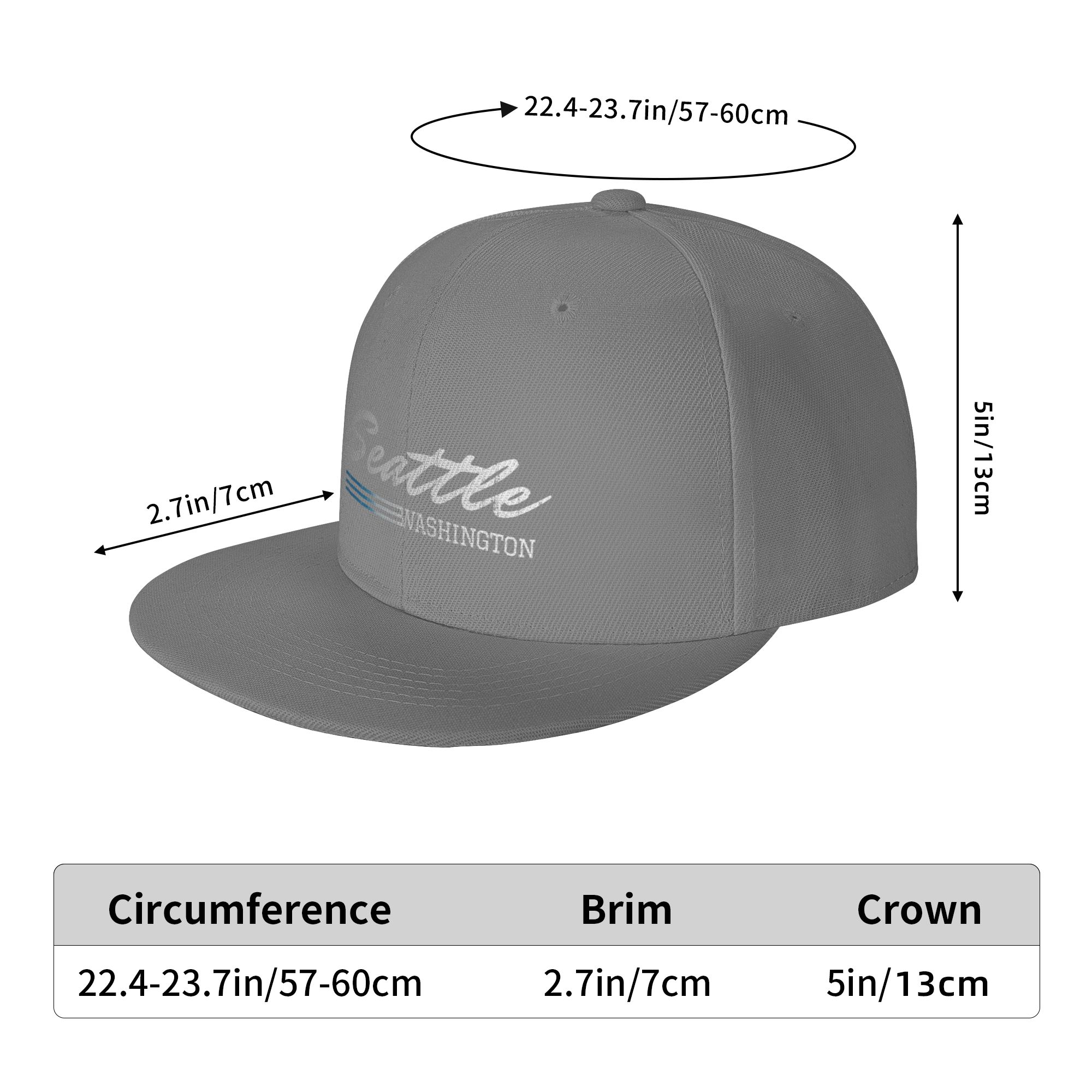 Fashion Seattle Washington Cit - Baseball Cap Structured recension och pris
