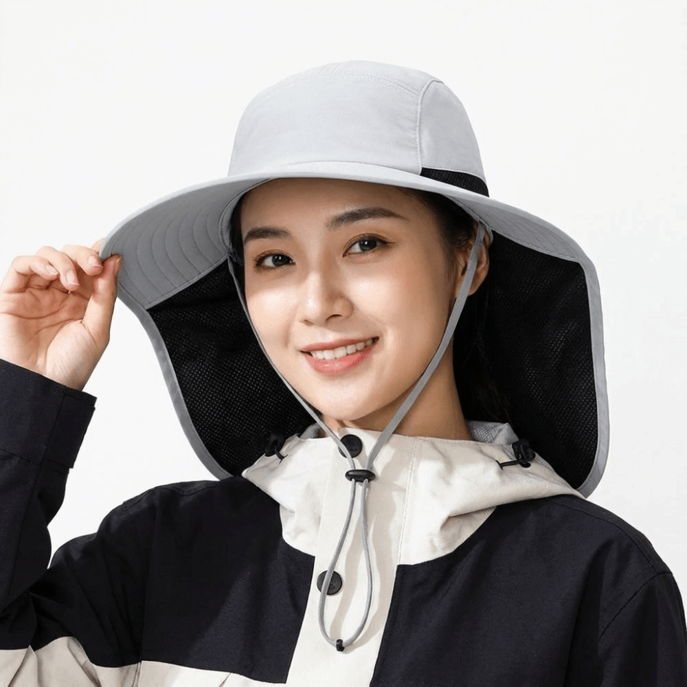 Fashion Wide Brim Outdoor Sun  - Bucket Hat Cotton recension och pris