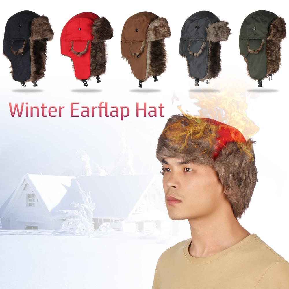 Warm Earflap Trapper Winter Ca - Trapper Hat Ear Flap recension och pris