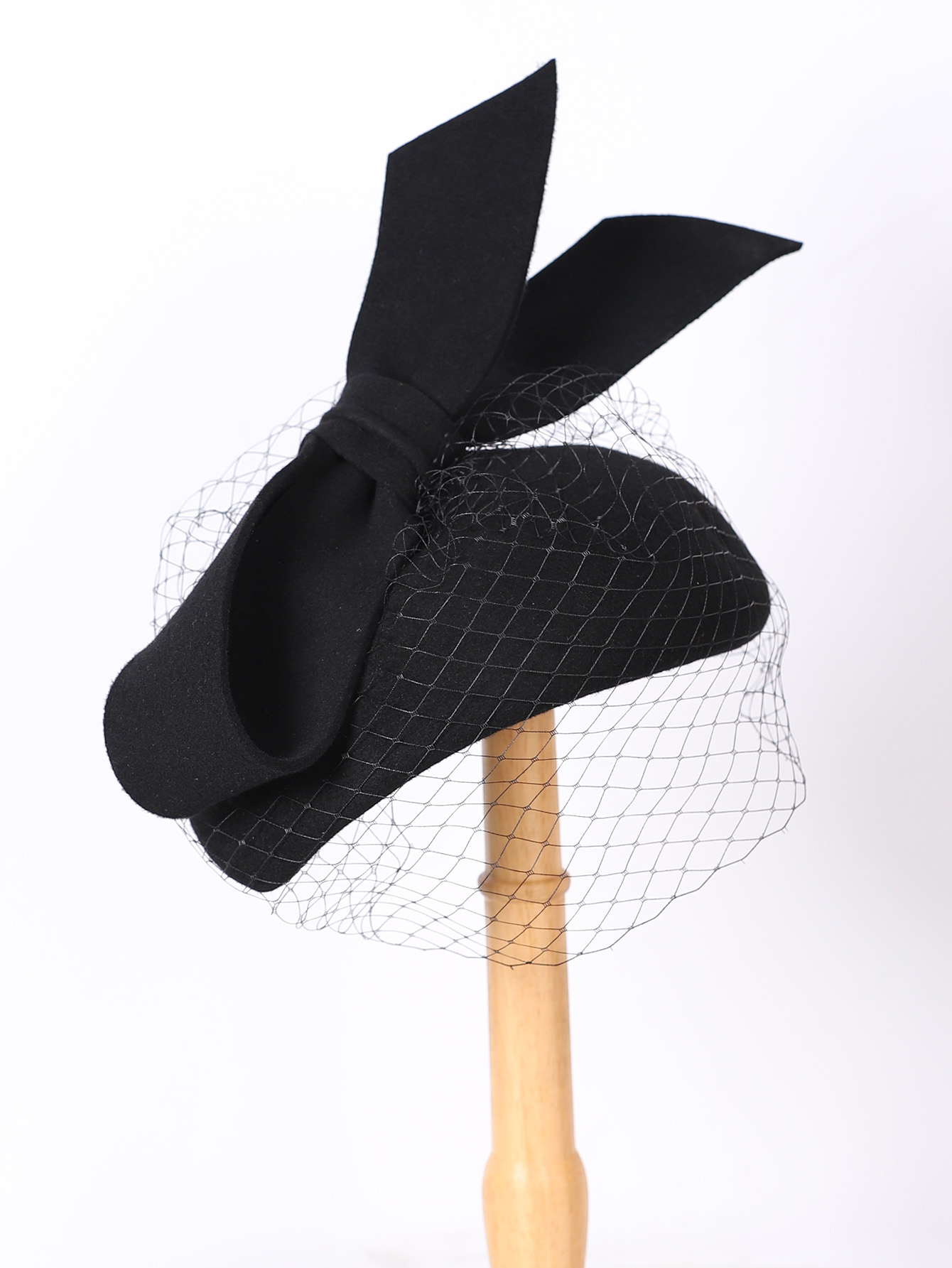 French White Beret Fascinator  - Fedora Hat Wool recension och pris