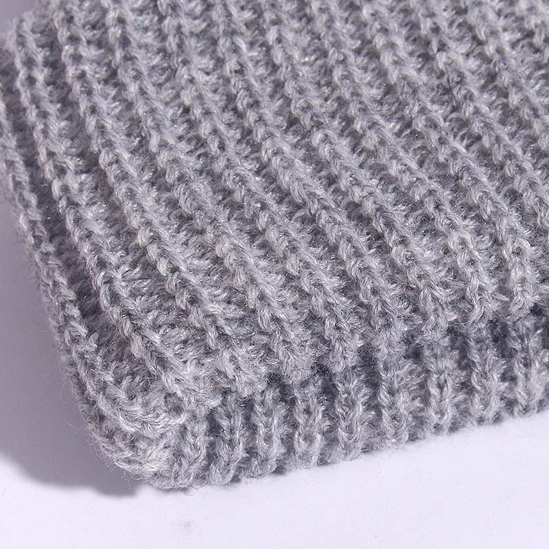 Unisex Winter Child Ribbed Kni - Beanie Cuffed Knit recension och pris
