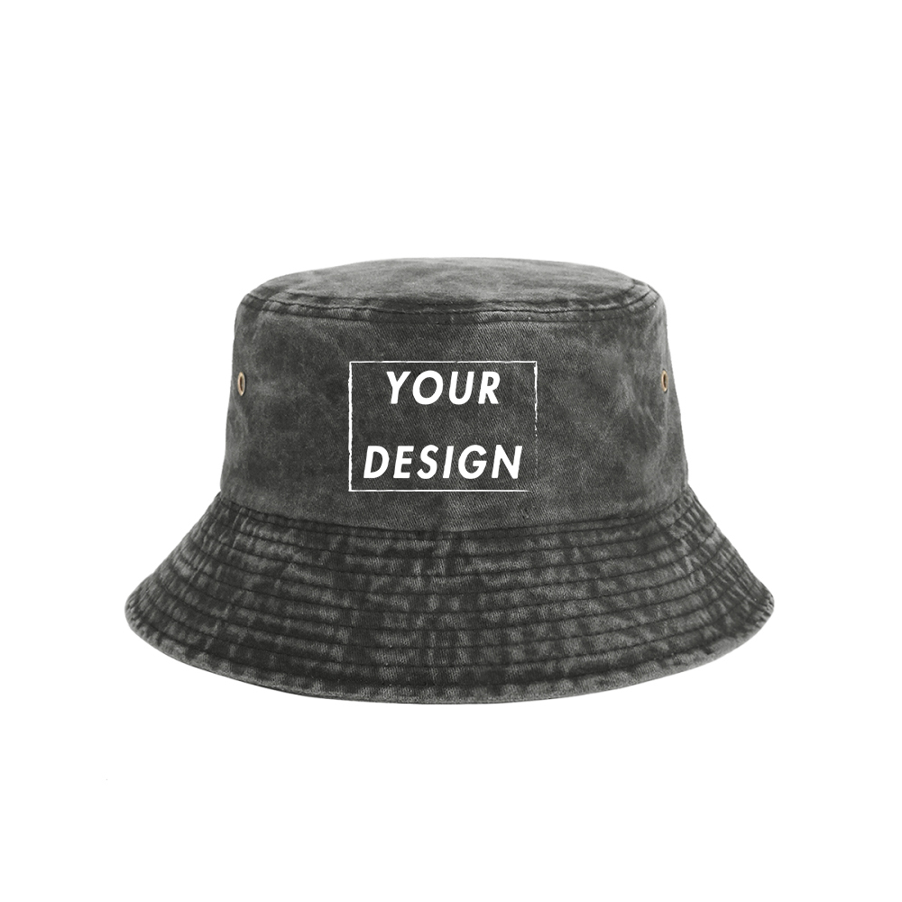 Custom Washed Vintage Bucket H - Bucket Hat Cotton recension och pris
