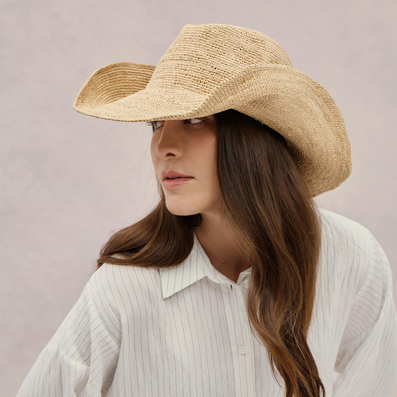 Premium Raffia Straw Hat Luxur - Cowboy Hat Straw recension och pris